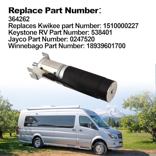 Image of 364262 RV in-Wall Slide Out Motor 42mm Mid Torque Motor with Brake Compatible with Lippert Schwintek in-Wall Slide System