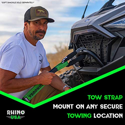 Rhino USA Recovery Tow Strap 3" x 20ft - Image 9