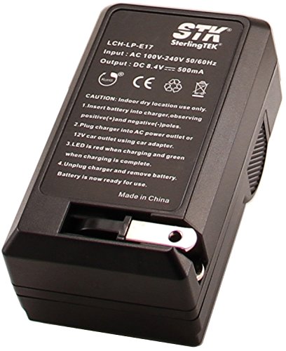 Stk Lp-E17 Battery Charger For Canon Lc-E17 Lce17 Lc Lpe17 Lp E17 Eos Rp Rebel T8I T7I T6I T6S R10 Sl2 Sl3 M3 M5 M6 200D 77D 750D 800D 8000D 8I 7I 6I T81 T71 T61 17 Bg-E18 Batteries Grip Accessories #TOP6