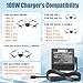 100W USB C Battery Charger Compatible with Air 3 Air 3S Avata 2 Mavic 3 Pro Mavic 3 Classic Mavic 3 Mini 4 Pro Mini 3 Drone, RC2 RC Pro Remote Controller, Goggles 2 Battery Type C Power Adapter
