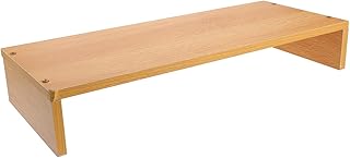 LIGHTAOTAO Monitor Stand Laptop Mount Corner Tv Mount Laptop Desk Stand Computer Riser Wooden Monitor Stand Monitor Shelf Computer Monitor Stand Monitor Holder Monitor Riser Wood Adjustable