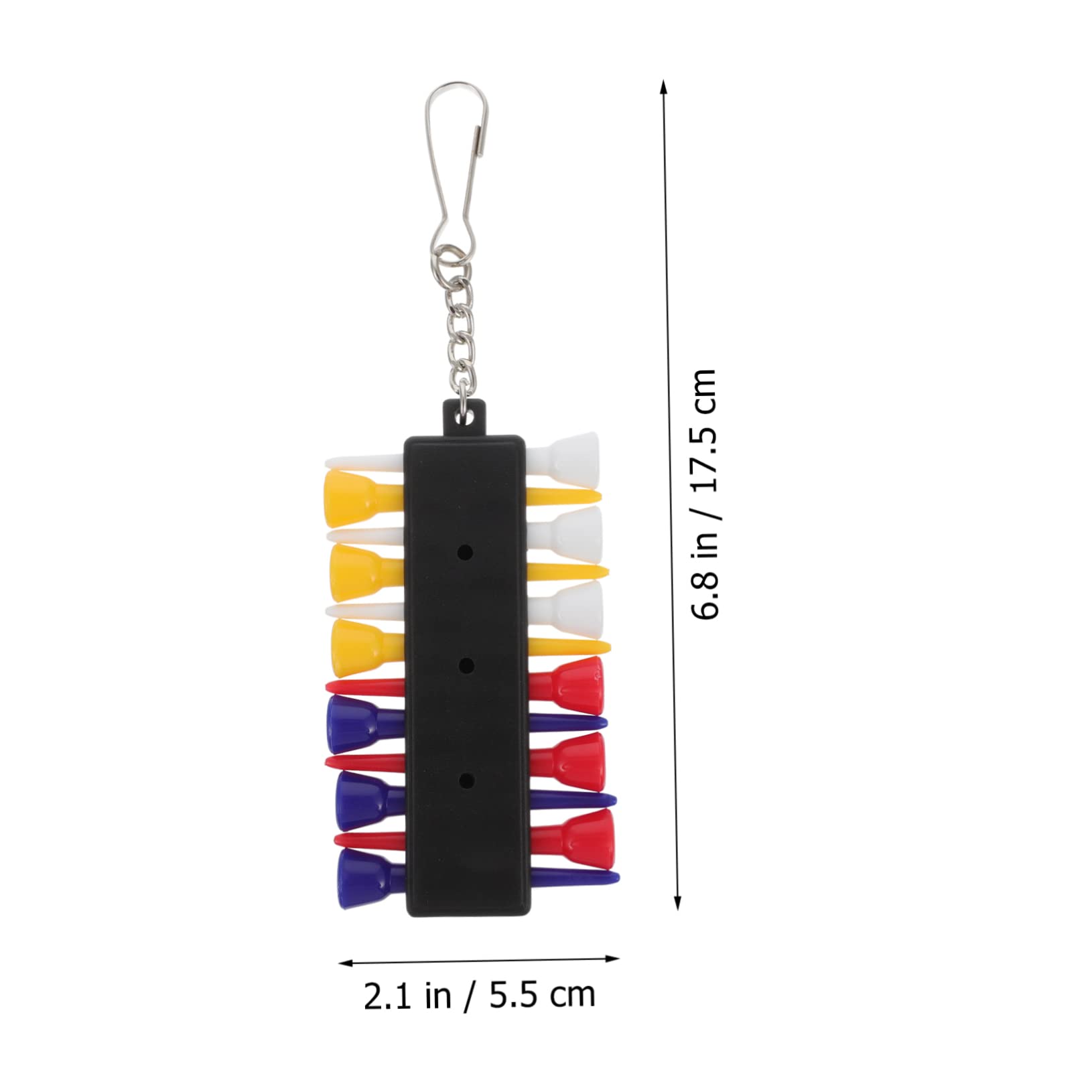 Abaodam Bolsa para Tees De Golf Divertida Y Ajustable para Guardar Tees De Golf Estuche para Guardar Tees De Golf Bolsa para Tees De Golf Carrito para Tees De Golf Accesorios De