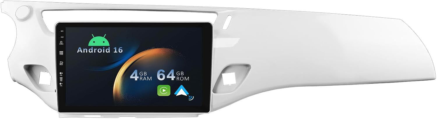 [4+64G]Android 16 2 Din Radio con navigazione per Citroen C3 DS3 2010-2016-[Integrato CarPlay/Android Auto/DSP/GPS/Bluetooth 5.0/MirrorLink/Controllo del volante]-IPS 9" Touch