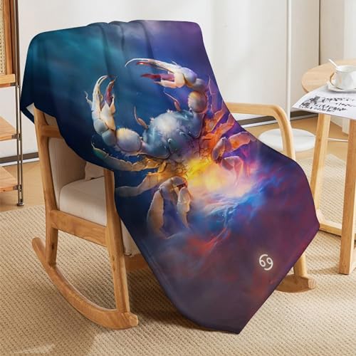 Couverture crabe pour des soirées cocooning confortables sur le canapé