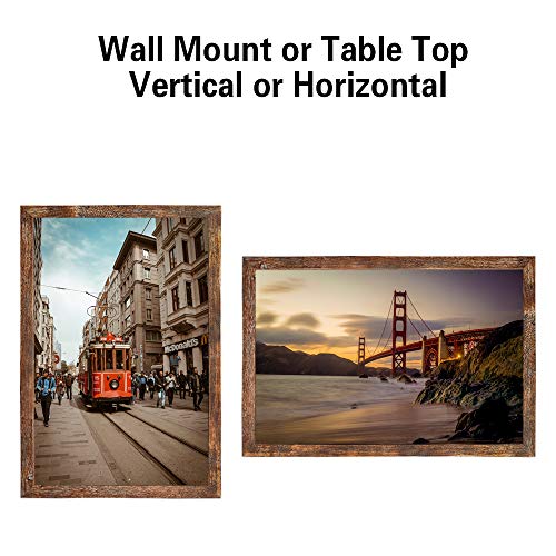 12X18 Frame Rustic Style 12 X 18 Poster Frame 3 Pack, Wall Mounted For Horizontal Or Vertical #TOP1