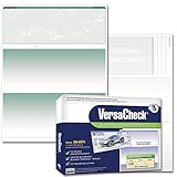 VersaCheck Secure Checks - 500 Blank Business Voucher Checks - Green Prestige - 500 Sheets Form #1000 - Check on Top