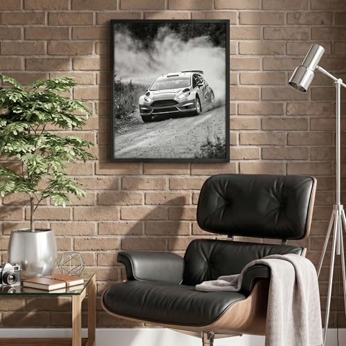 Image of Americanflat 20x24 Picture Frame with Polished Plexiglass - Streamline Collection - Thin Border Picture Frame for Wall Display - Hanging Hardware Included - Black