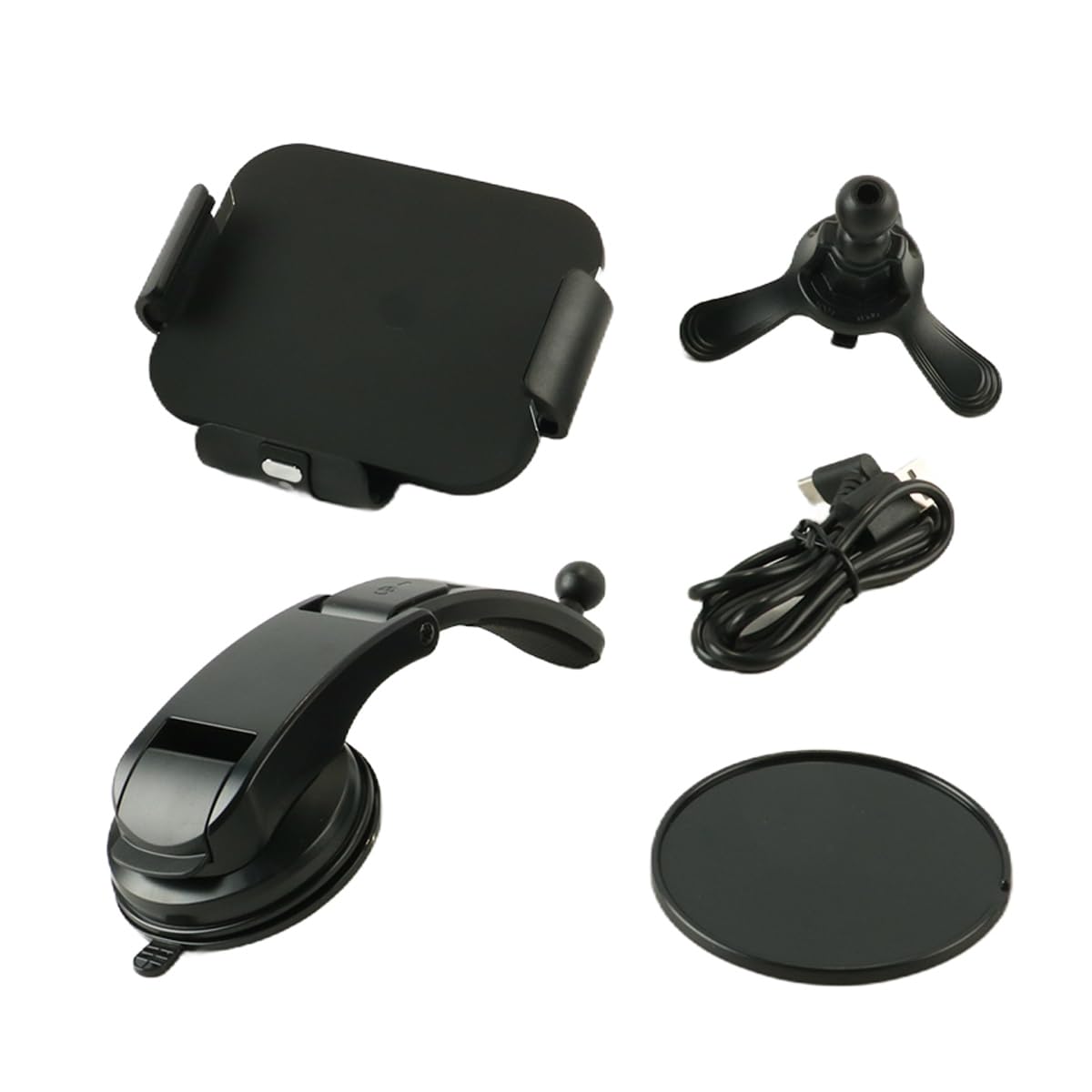 Qury Supporto da Auto per Presa d'Aria del Telefono Cellulare, Caricatore Wireless Pieghevole da Auto per Galaxy Z Fold 6-1 Series, x/Fold+, Mix Fold4, Mate X3/x5