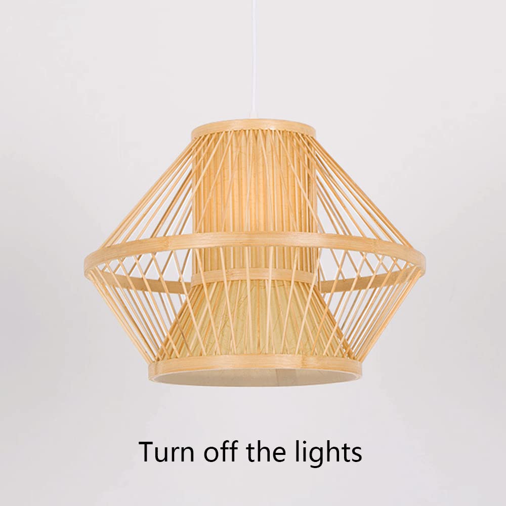 Nowa Wisząca Lampa W Stylu Chińskim Do Dekoracji Domu Klasyczna Lampa Wisząca Z Bambusa Spersonalizowana Lampa Sufitowa Z Wikliny Kopuły W Kolorze Podstawowym Do Restauracji