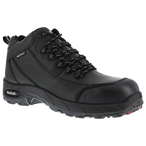 Reebok mens Tiahawk Safety Toe Waterproof Sport Work Industrial Construction Boot, Black, 9 US