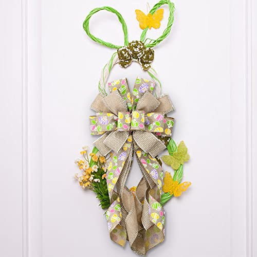 Lazos de árbol para decoración de pared y coronas colgantes de Pascua 4