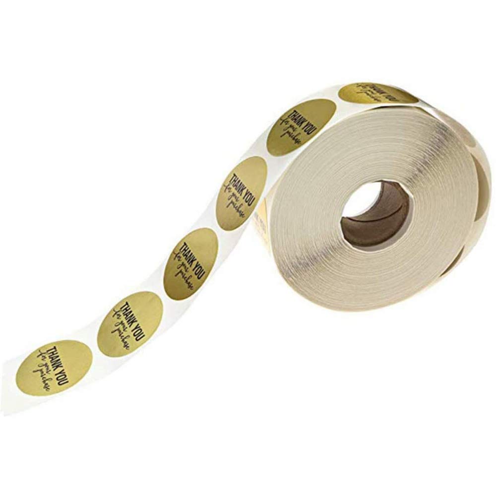 POFET 500 stks Kraft Labels Cartoon Handgemaakt met Liefde Ronde Bakken Sticker Zelfklevend Label Decor voor Party Bruiloft of Verjaardagscadeaus