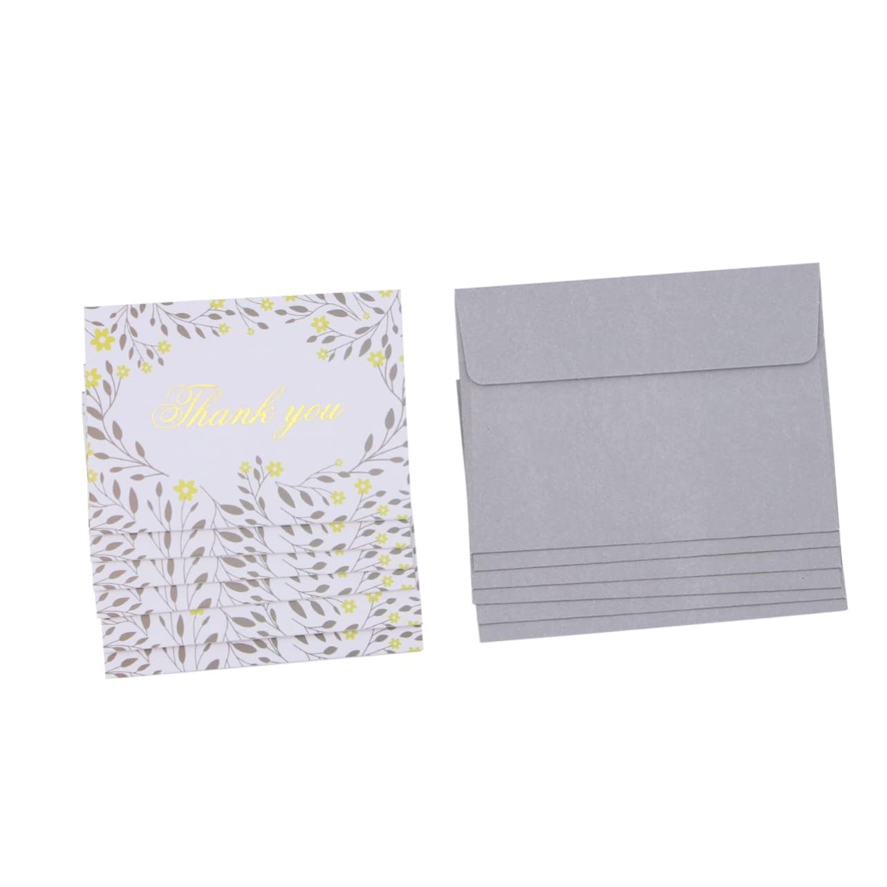 Ciieeo 12pcs Thank u Cards Best Wishes Cards Blessing Cards with Envelopes Greeting Card Festival Card Thank You Card Small Greeting Card Encouragement Card Bronzing Blessing Note Cards