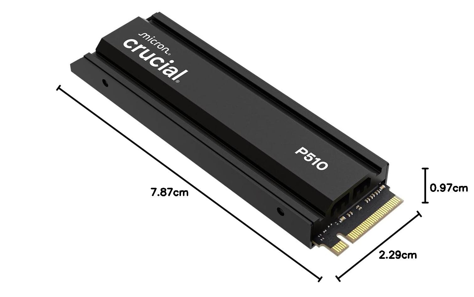 Crucial P510 Gen5 SSD - Up to 11,000MB/s -8 Crucial P510 Gen5 SSD - Up to 11,000MB/s -8