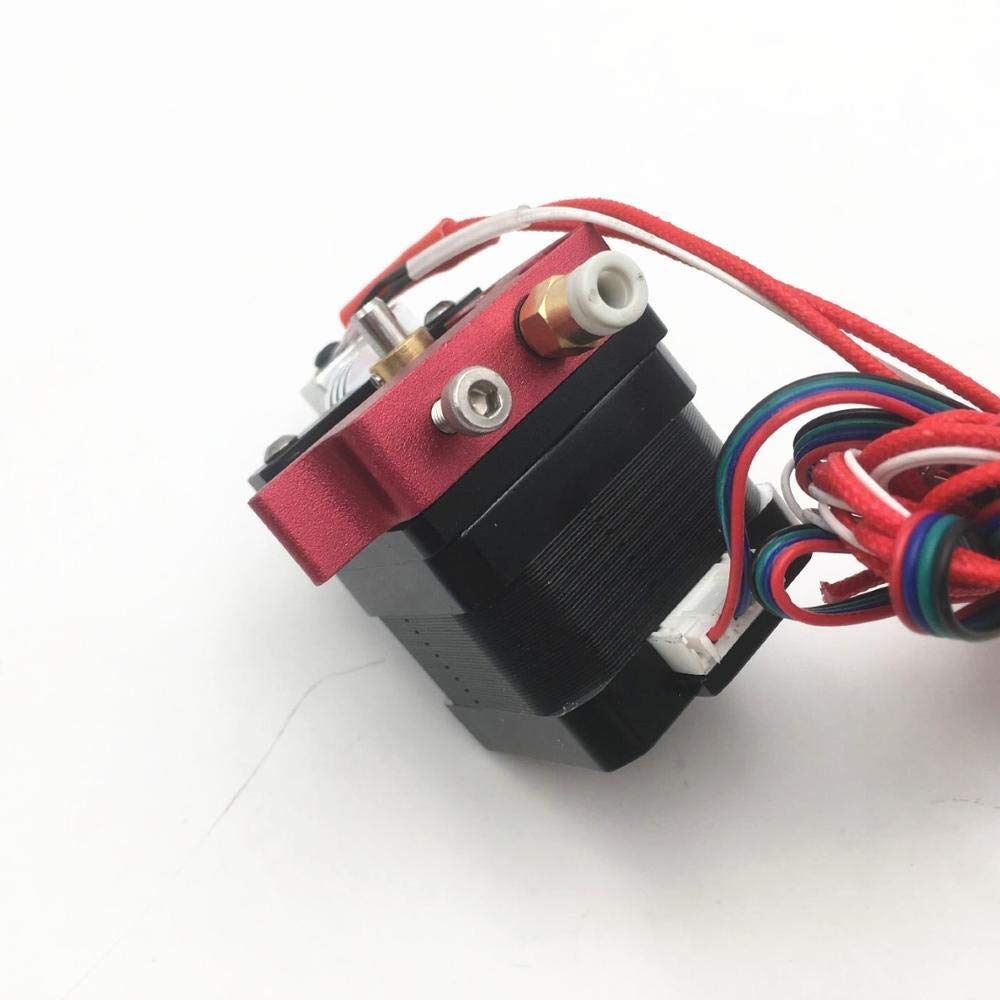 Druckerteile 0,4mm Düse 1,75/0,4mm für Anet Prusa 3D Drucker Zubehör rot MK8 Direct Extruder Kit Ersatzteile (Größe : 12V) (Size : 24V)