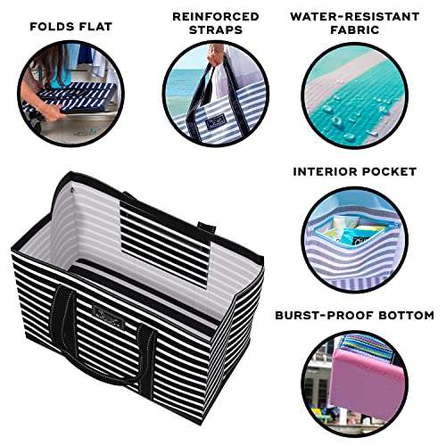 Image of SCOUT Original Deano Tote - Durable Lightweight Open Top Beach, Pool & Lake Bag, Inside Zip Pocket, Folds Flat