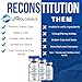 JRGlobals Reconstitution Solution - 3 Pack - 10mL - Premium Glass Vials - Research Only - Made in the USA