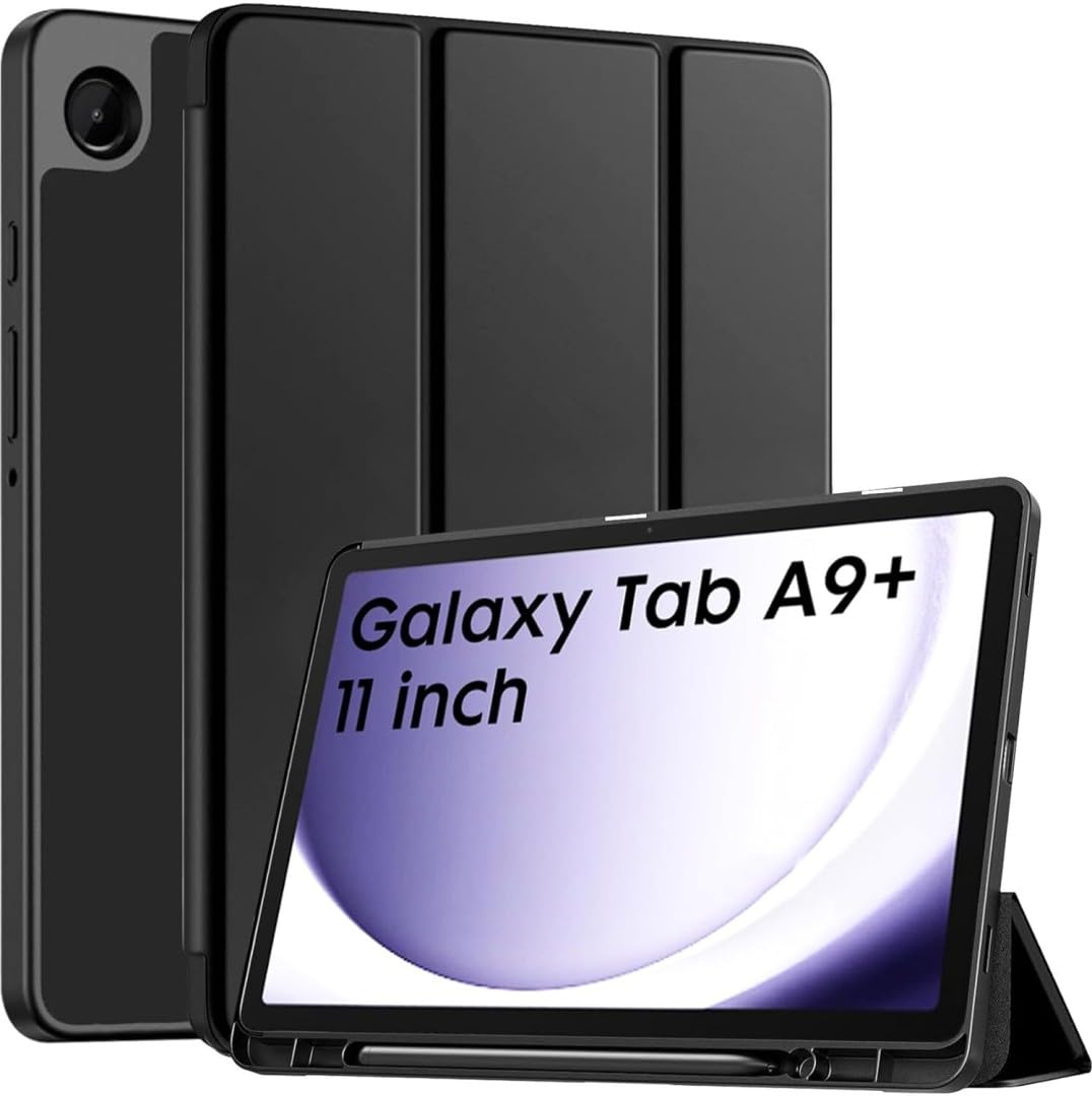 Shoppers Point Silicone Smart Pen Holder Case for Samsung Galaxy Tab A9 Plus - Black (B0D2W46BJK) Amazon Price History, Amazon Price Tracker