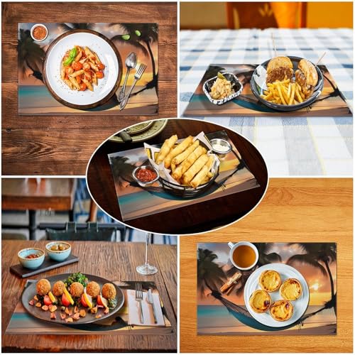 Sets de table lavables pour protéger votre table de salle à manger des taches