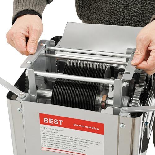 Cortadora Eléctrica de Carne 850W Acero Inoxidable miniatura 3