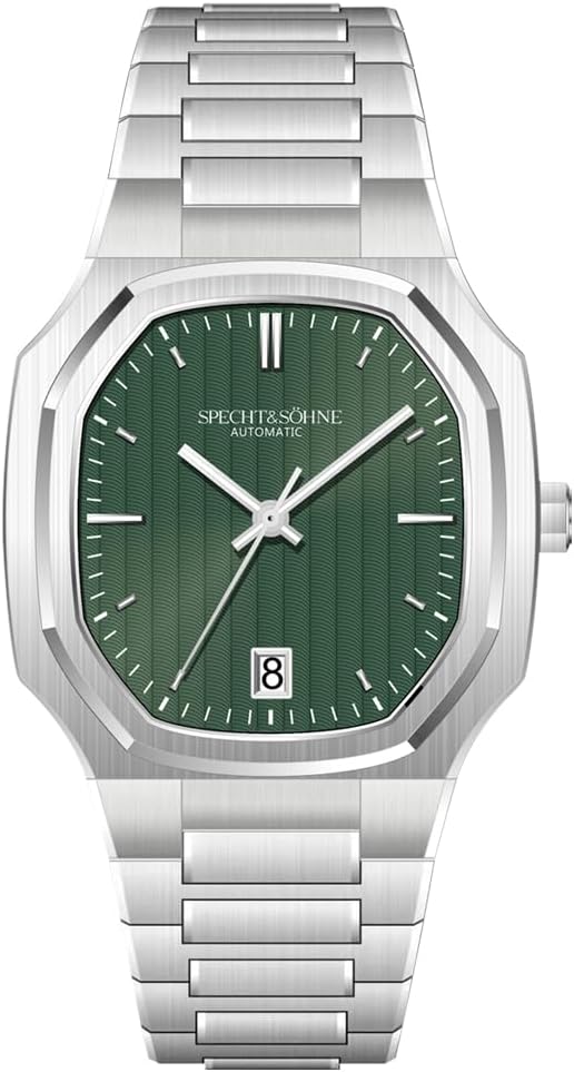 Watches for Men 38MM Rare Elegant Automatic Mechanical Watch Stainless Steel Sapphire Crystal Waterproof