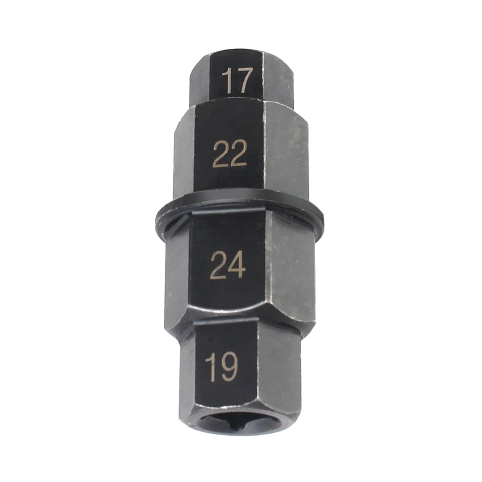 17 19 22 24mm Durable 3/8 Inch Multi Functional Multi Purpose Motorcycle Hexagonal Axle Tool Professional Four in One Multifunctional