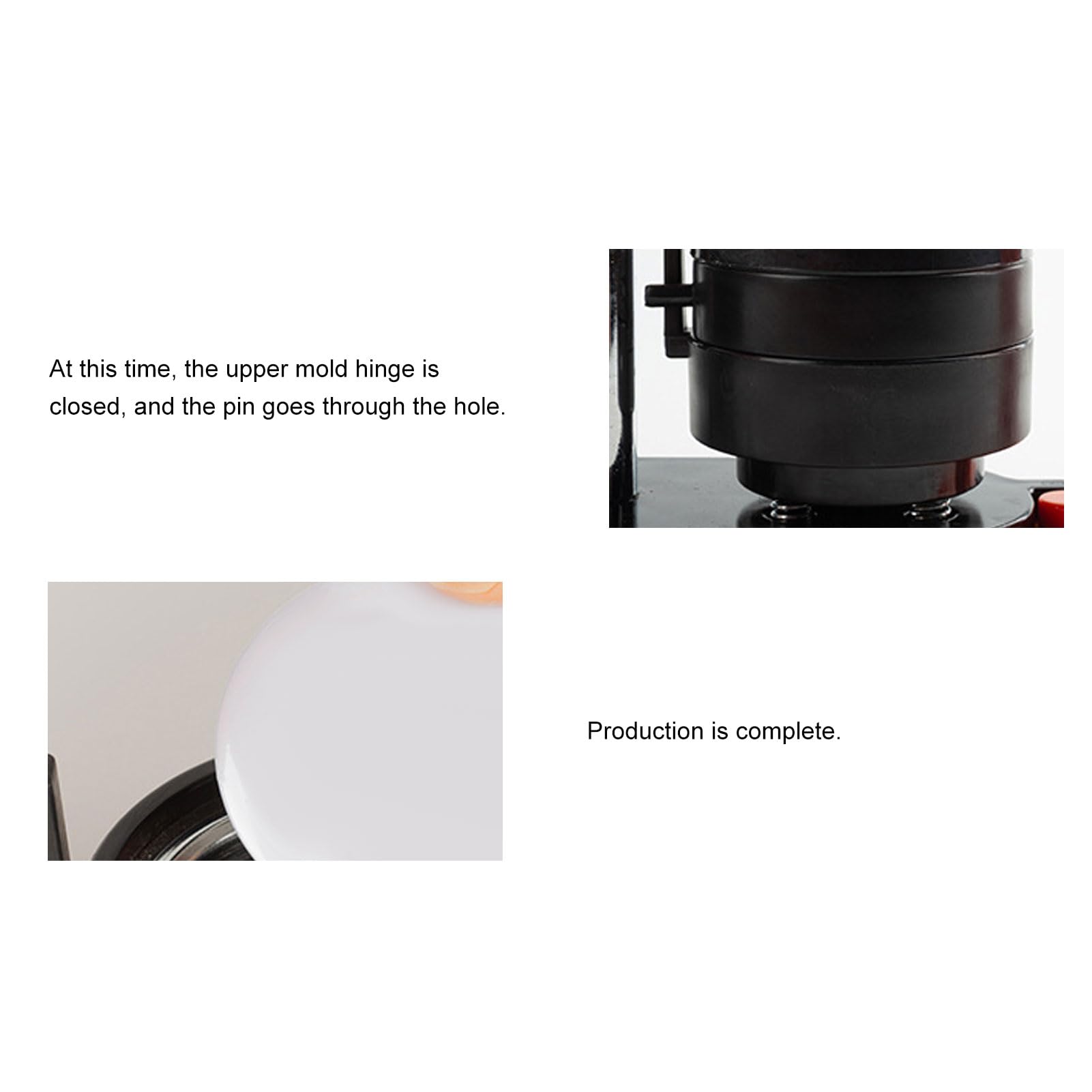 Kit Pressa Bottoni Portatile con Design Salva-manodopera per Supportare le celebrità (32 mm)