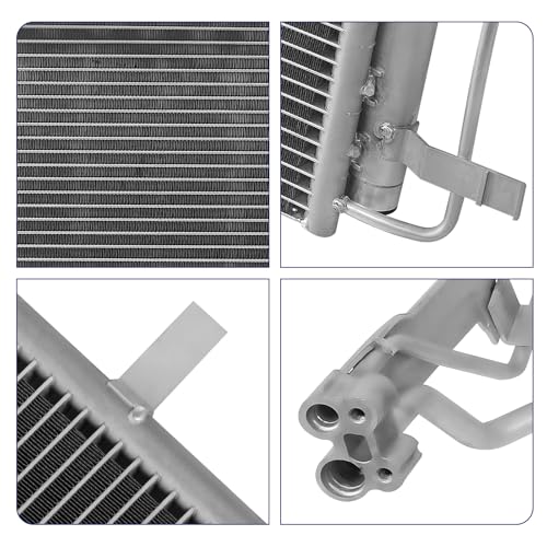 Image of Air Conditioning A /C Condenser Compatible with Mazda 3# 3094, CN3094PFC, BPYK6148Z, BP4K61480D, BP4K61480B
