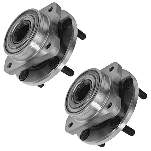 Image of TRQ 2 Piece Front Wheel Bearing & Hub Assembly Set Compatible with 2000 Chrysler Grand Voyager 2001-2002 Prowler 1996-2007 Town & Country 2000-2003 Voyager Dodge Caravan Grand Caravan 1996-2000 Plymo