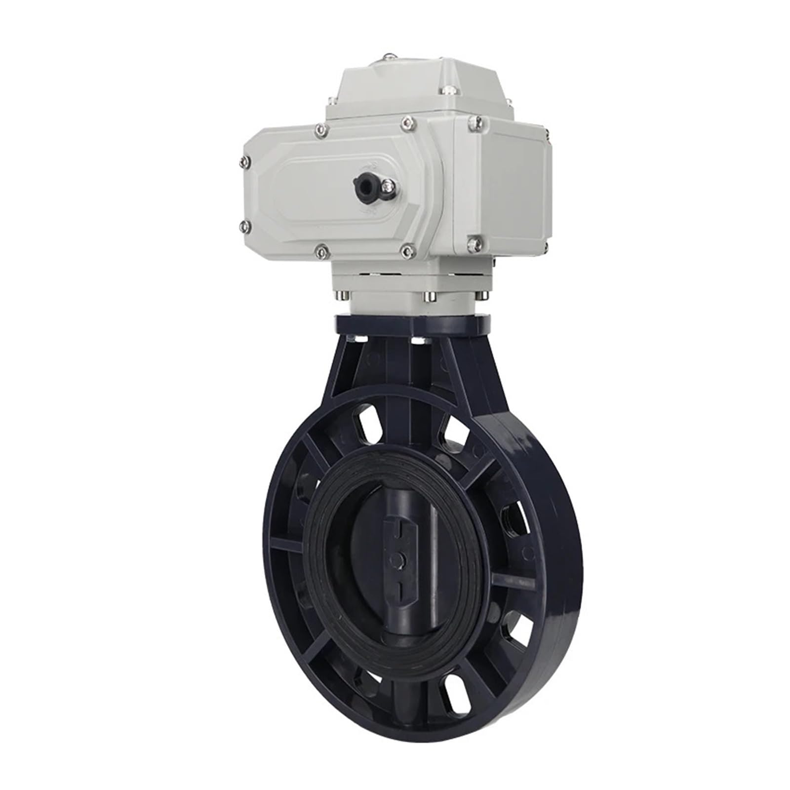 AC220V 2.5"" DN65 Motorized Butterfly Valve Wafer Type Sealing