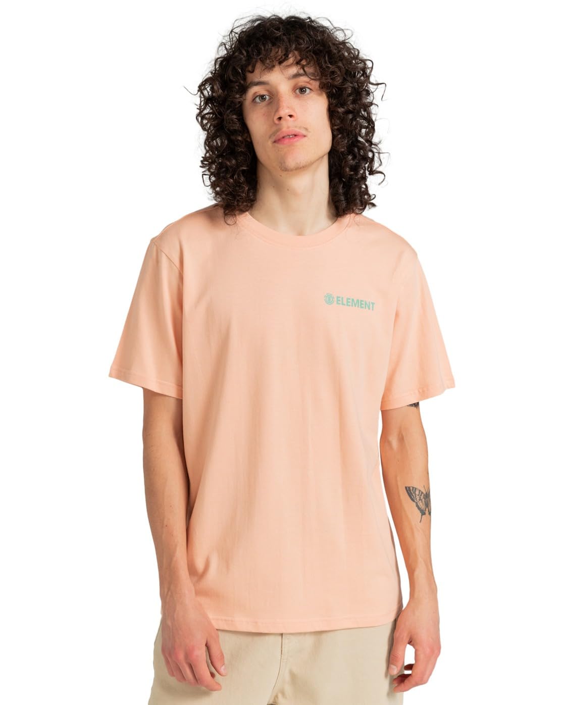 Element Blazin Chest - T-Shirt - Men - Orange.