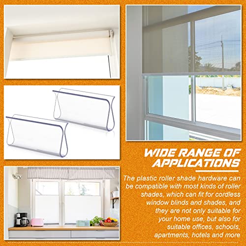 Chunful CHUNFUL-WINDOW SHADES-0804 Roller Window Shades Shade Pull For Roller Shades Pull Down Shades Blinds For Windows Shade Grips Plastic Hem Grip Roller Shade Hardware thumb #6