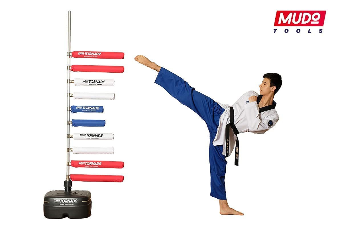Tornado PROFESSIONELL incl. 10 Targets I Taekwondo Training I Sport & Fitness I MMA, Mehrfarbig