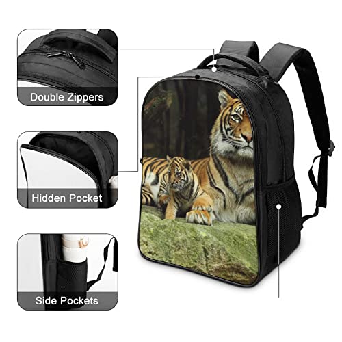 Sac à dos pour enfants motif tigre 3D - Le cadeau de voyage idéal, branché et robuste