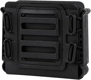 Tactical Magazine Pouches Soft Shell Mag Carrier Holster with Molle and Belt Clip for ASW338 L96A1 Ares Mags Magazine - HWZ