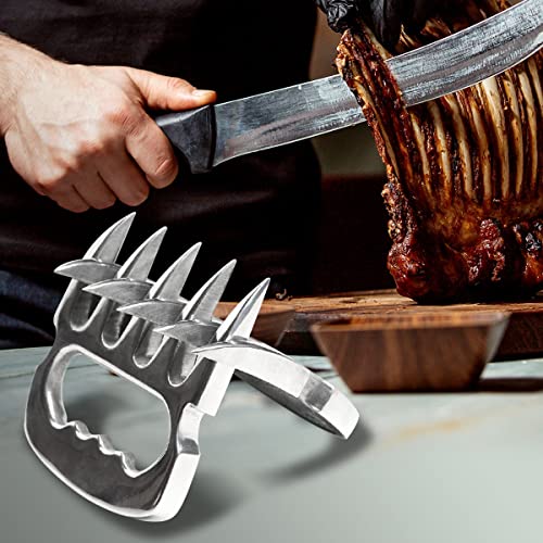 Kit 2 Garra De Urso Para Churrasco Alumínio Polido Premium