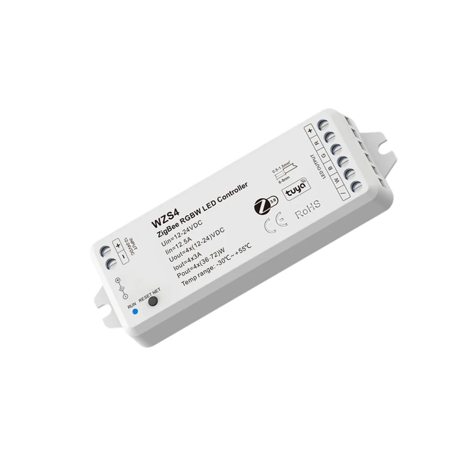 APP 3.0 12V-36 V DC kontroler LED 24 2 kanały x 5 A, odpowiedni do monochromatycznych taśm świetlnych CCT RGB RGBW(WZS4)
