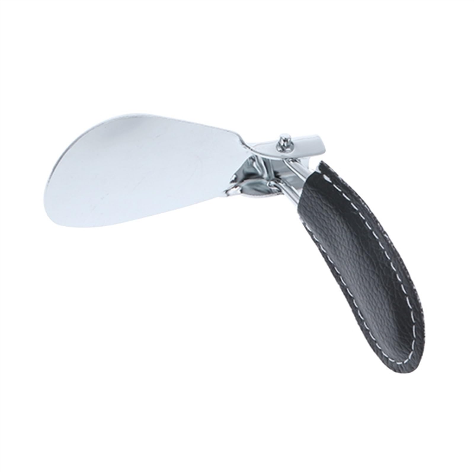 Calzador plegable de metal duradero con acero inoxidable de piel sintética portátil de moda para calzado, accesorios para calzador, calzador, ayuda para llevar zapatos