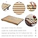 Prosumer's Choice Stovetop Cover Bamboo Cutting Board | Premium, Sustainable, Expands Kitchen Space, Easy to Clean - with Adjustable Legs and Juice Grooves - Large - 29.5