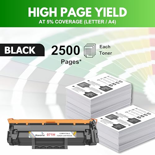 Image of CRG 071H Compatible Toner Cartridge for Canon LBP121dn LBP122dw MF271dn MF272dw MF274dn MF275dw Printer (CRG 071H Toner Pack of 1 (High Yield))
