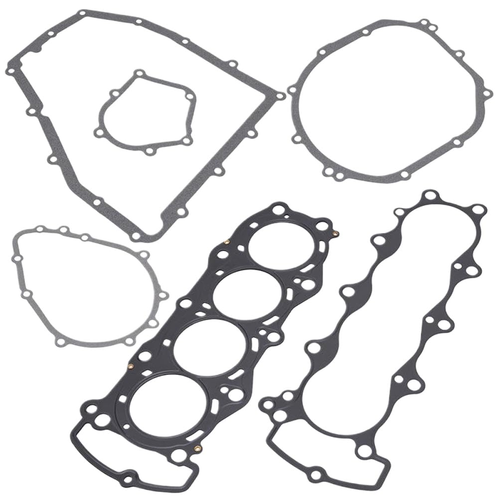 Motorcycle Cylinder Crankcase Pulsing Clutch Cover Gasket Kit 11061-0041 Compatible with ZX6R 6R ZX636 2005 2006(1 Set)