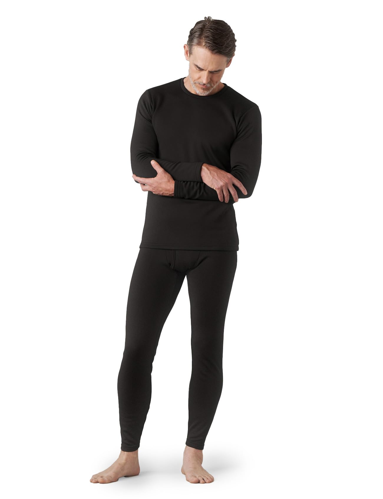 LAPASA Completo Termico Uomo in Pile Calzamaglie Termica & Maglie Termiche Set Sport Invernali Sci Snowboard Sport Running Trekking Caldo/più Caldo/Extra-Caldo М11