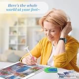 NAEGV DIY Diamond Painting，Dachstein Austria Full Round Drill Mountain Diamond Art Kits, Crystal Art Kits for Home Wall Decor Gifts 30x40CM - Image 6