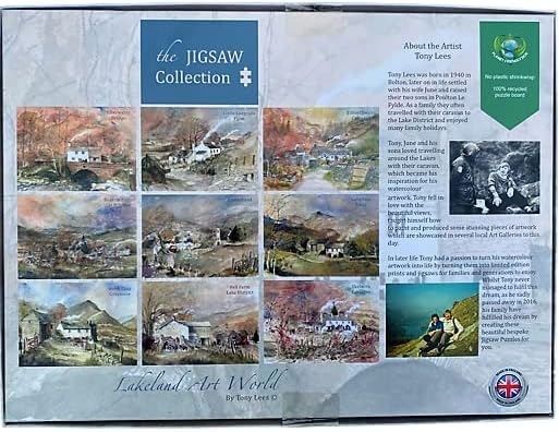 Lakeland Art World, 1000 Piece Jigsaw Puzzle for Adults Beatrix Potter at Hill Top, Lake District, Lakes, 68.5 x 49 cm - Image 5