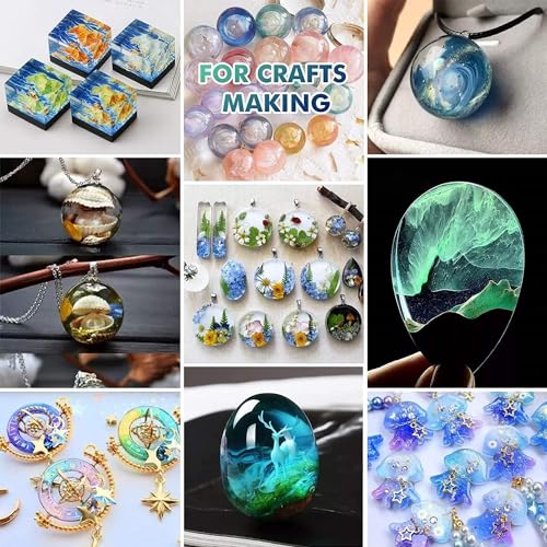 Image of KRYTONEUV Resin Clear Tough, Transparent UV Curing Resin Glue Hard Type, Ultraviolet Curable Sunlight Activated Crystal UV Resin for DIY /Kids Jewelry Craft Making (100GM)