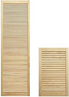 Extra Smooth Louvre Door - Wooden Single Pane...,