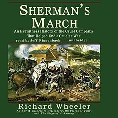 Sherman's March Audiolibro Por Richard Wheeler arte de portada