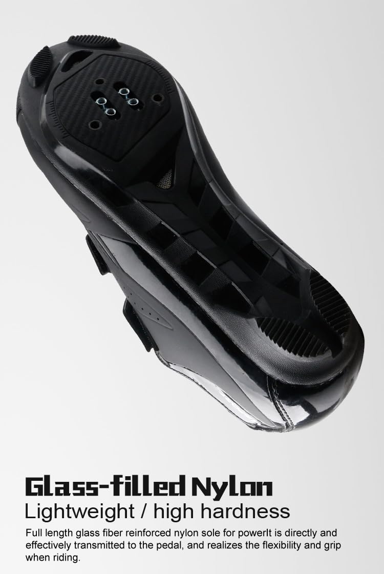 Zapatillas de Ciclismo para Hombre/Mujer Compatibles con SPD-SL/Look/Delta Zapatos para Bicicleta de Carretera Transpirables y Ligeros