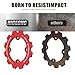 NICECNC Chain Protector Sprocket Cover Aluminum Compatible with Yamaha Raptor 700R YFM700R 2012-2026, Raptor 700 YFM700 2013-2026, Raptor 700 YFM700 2006-2011 Red