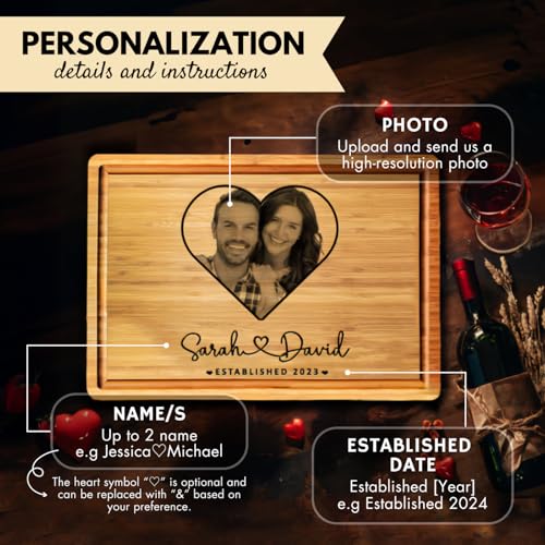 Tabla de cortar rectangular de bambú personalizada miniatura 5